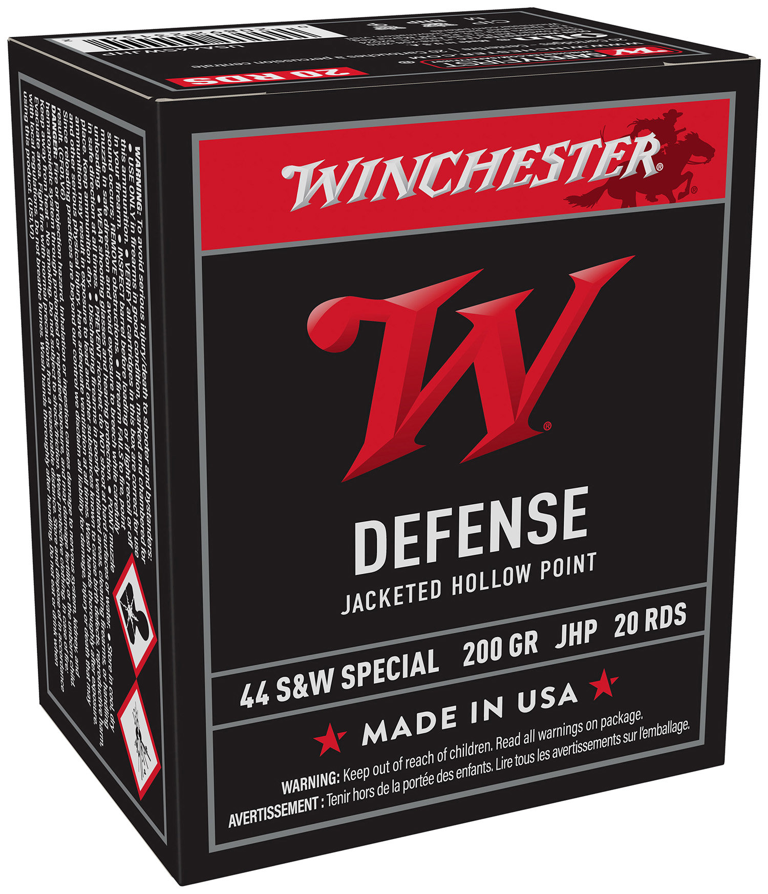 Winchester WINCHESTER AMMO 44 SW Special JHP 200Gr 20rd