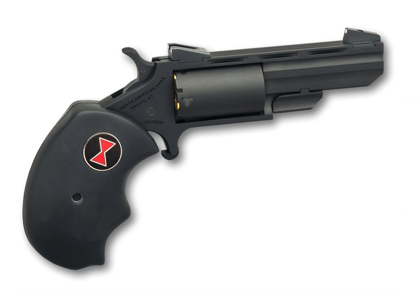 NAA Black Widow 22LR / 22 WMR 2" 5rd Mini Revolver - Black