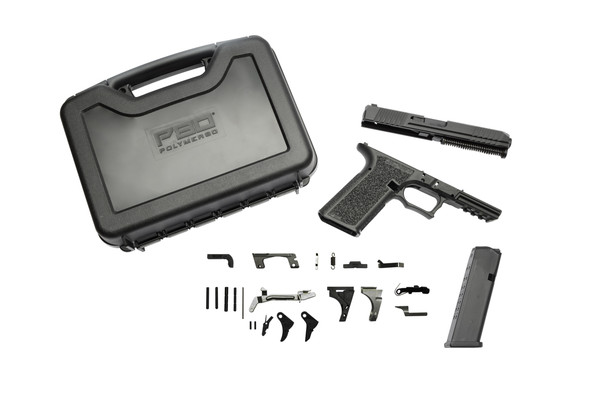 Polymer80 POLYMER80 PFC9 Builder KIT 9mm Optic Cut Slide Assembly - Black
