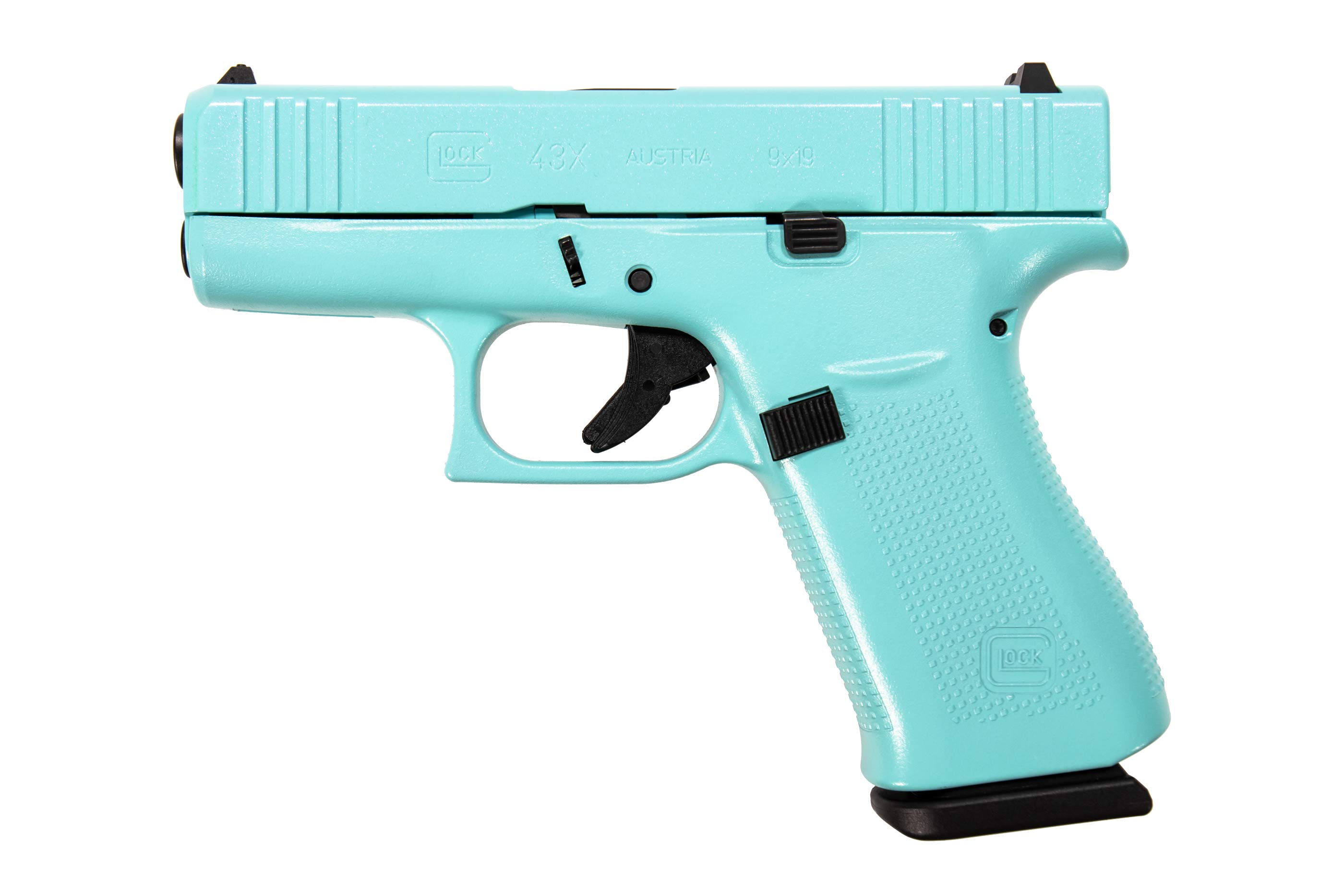 Glock GLOCK G43X 9mm Robins Egg/Shimmer