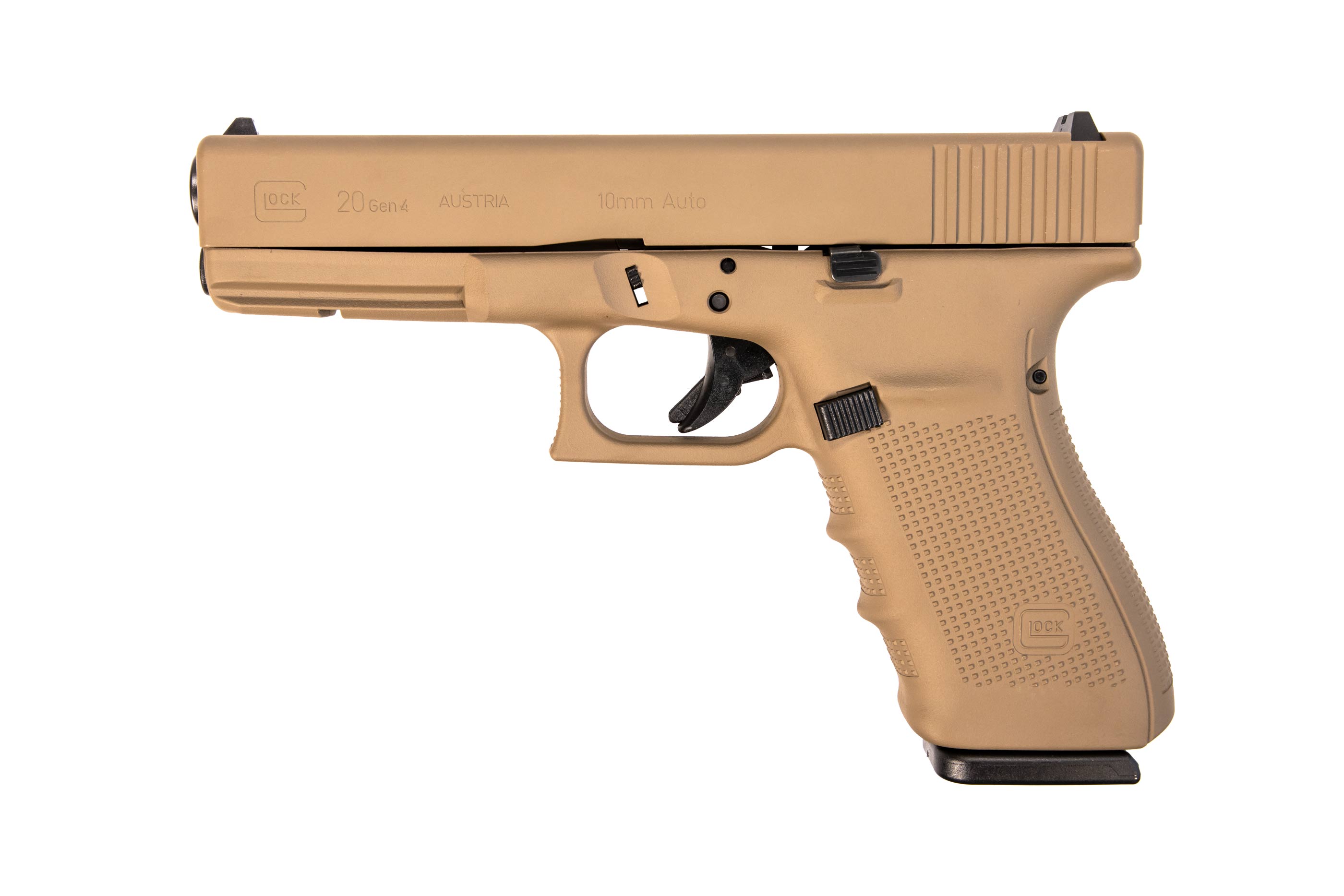 Glock GLOCK G20 G4 10mm 4.61" 15rd Pistol | FDE