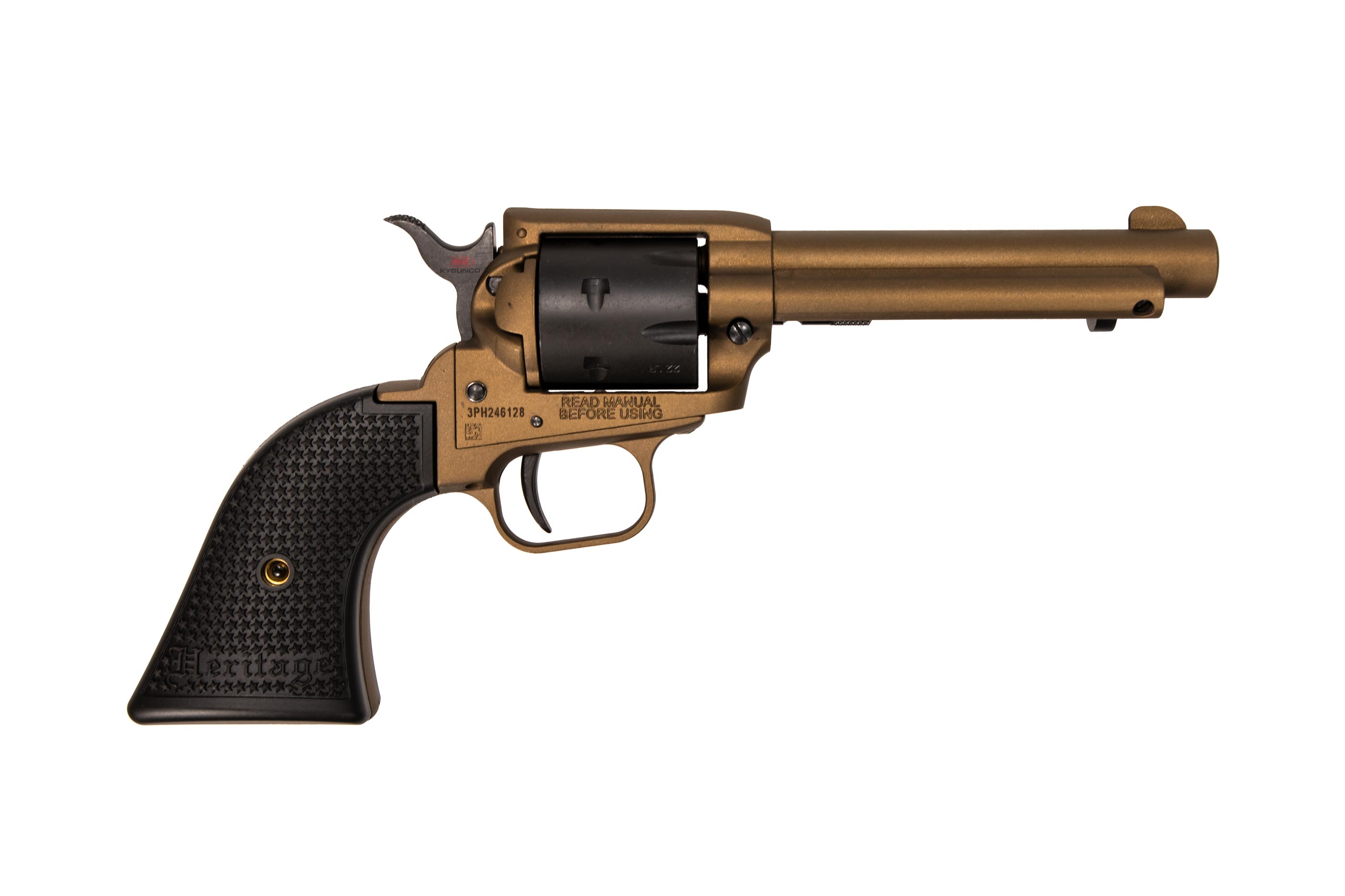 HERITAGE MANUFACTURING Rough Rider 22LR 4.75" 6rd Revolver - Burnt Bronze