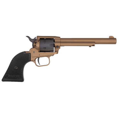 HERITAGE MANUFACTURING Rough Rider 22 LR 65 6rd Revolver  Burnt Bronze  Black