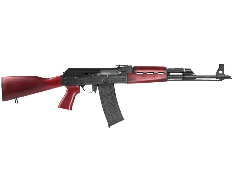 ZASTAVA ZPAPM90 5.56 NATO 18.25" 30rd Semi-Auto Rifle - Black / Serbian Red Wood