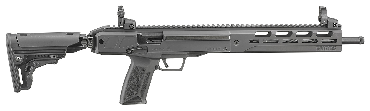 Ruger LC Carbine 5.7x28 16.25" 20rd w/ Threaded Barrel - Black