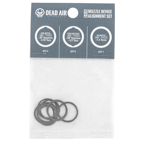 DEAD AIR Shim Kit Shim Kit for 762 Rifles
