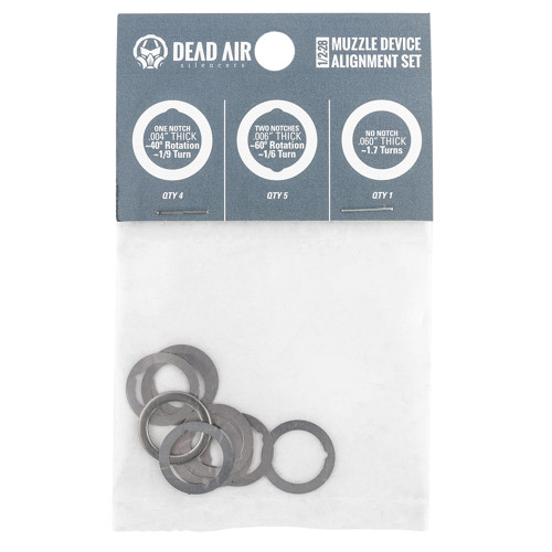 DEAD AIR Shim Kit Shim Kit for 556 Rifles