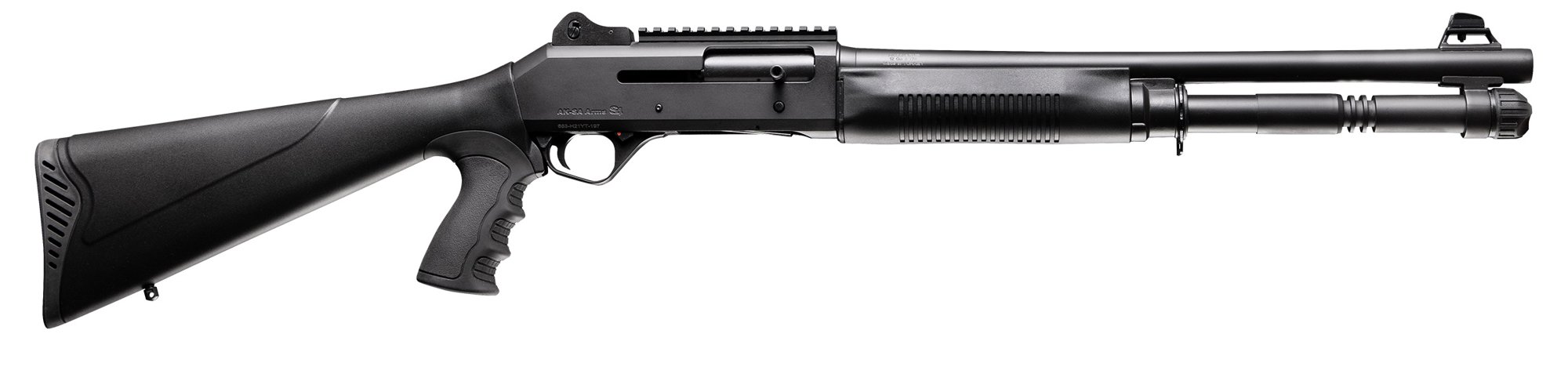 Four Peaks Imports 12058 AKSA Arms S4 12 Gauge 3″ 5+1 18.50″ Chrome Plated 7075-T6 Aluminum Receiver