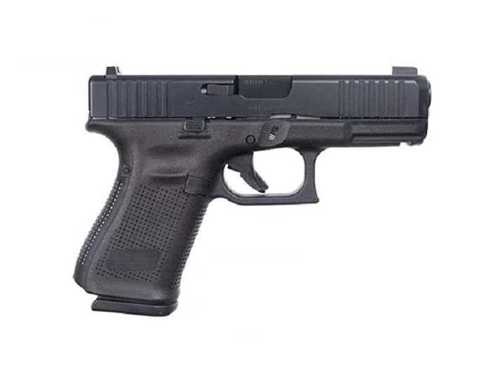 Glock GLOCK G19 G5 9mm 4.02" 10rd Pistol w/ Front Serrations & Ameriglo Tritium Night Sights - Black