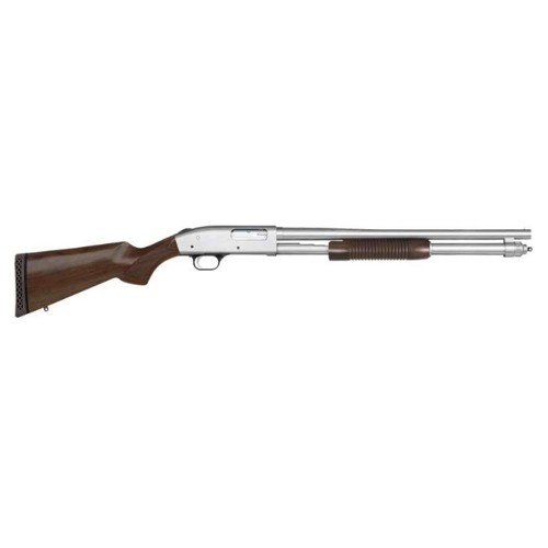 MOSSBERG 590 Persuader 12 Gauge 3 20 8rd  Nickle  Walnut