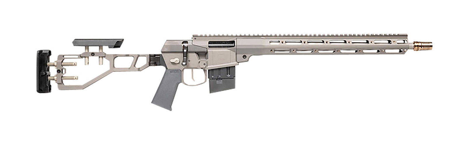 Q LLC Mini Fix 5.56 NATO 16" 20 Bolt Rifle w/ Cherry Bomb - M-LOK - Gray