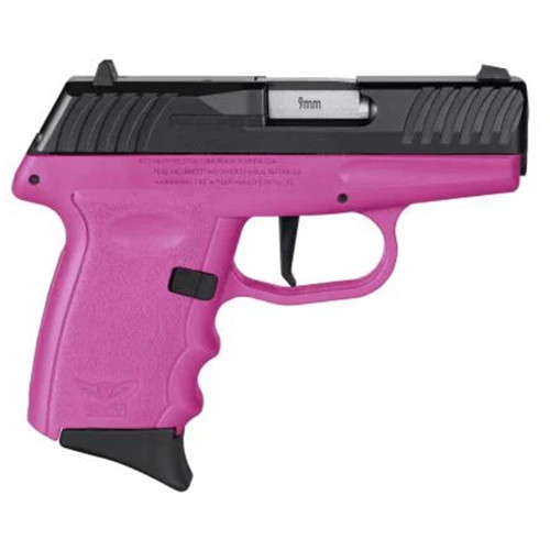SCCY INDUSTRIES DVG1 9mm 31 10rd  Black  Pink