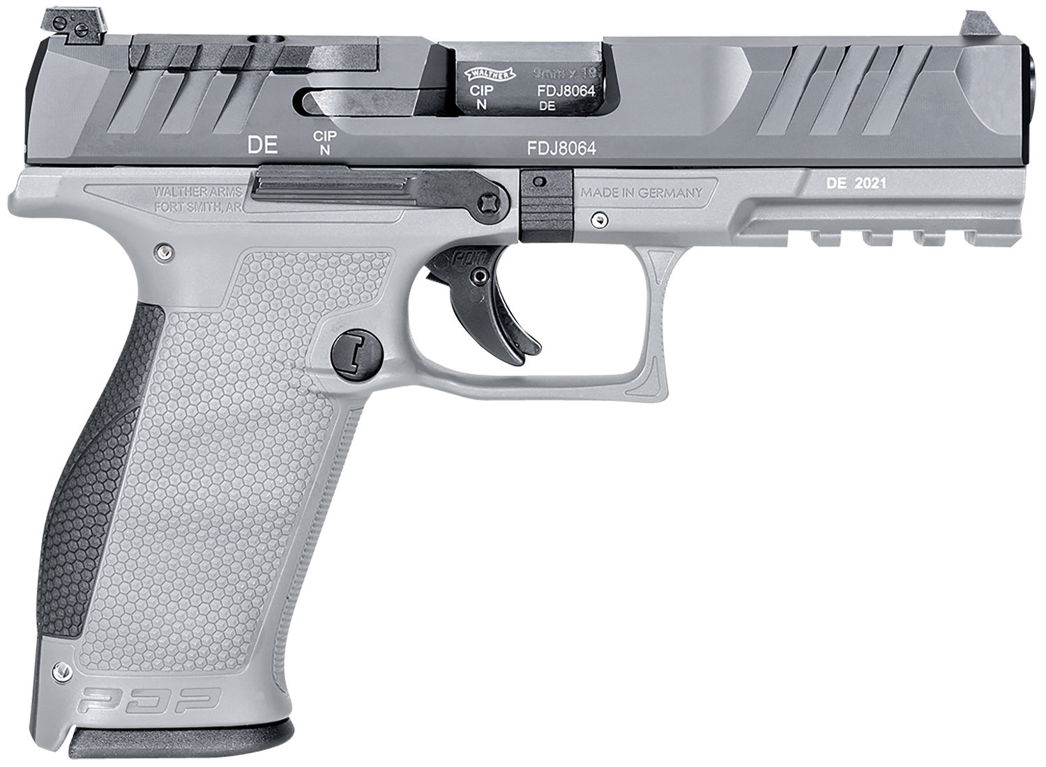 Walther PDP Optic Ready Gray Frame 9mm 4.5″ Barrel 18-Rounds