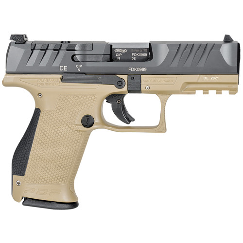 WALTHER ARMS PDP Compact 9mm 4 15rd  Black  Tan