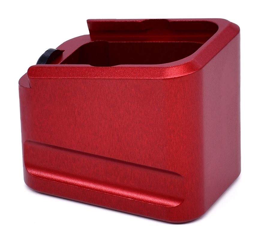 Warne WARNE Glock 17/22 Magazine Extension Red