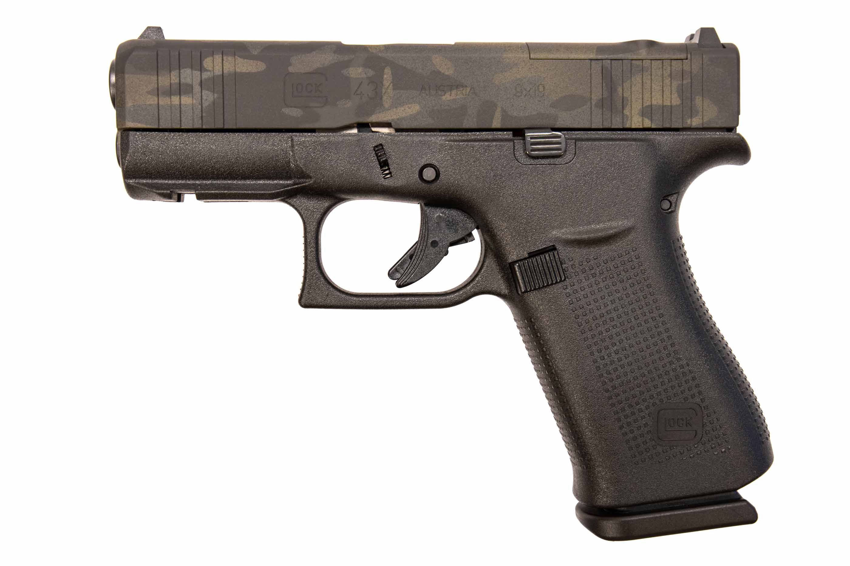 Glock GLOCK G43X MOS 9mm 3.39" 10+1 Rail KGC Camo