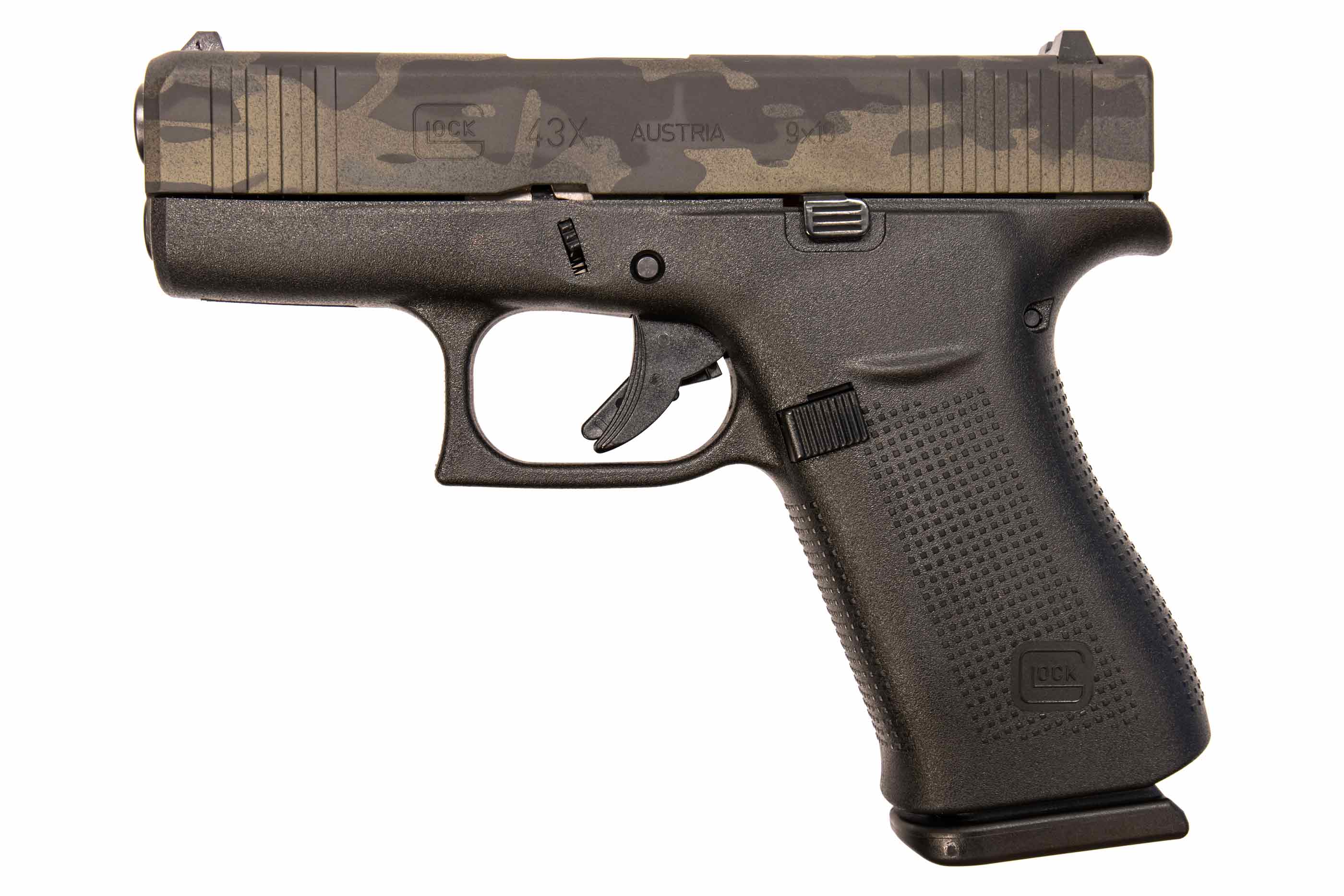 Glock GLOCK G43X 3.41" 9mm 10+1 KGC Camo