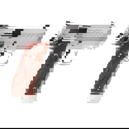 SIG SAUER P226 9mm 5 10rd Pistol w Fiber Optic Sights  Stainless  Hogue Cocobolo Grips