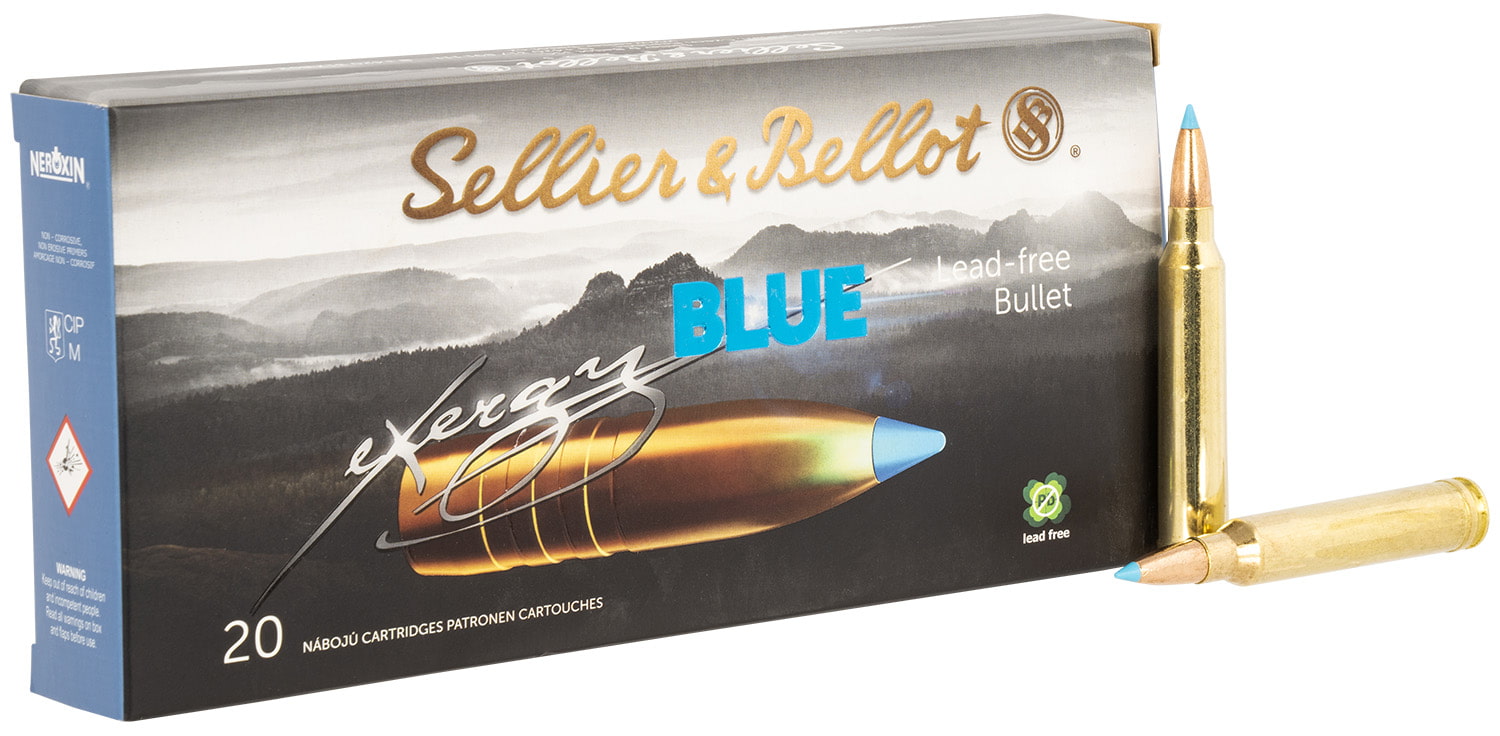 Sellier & Bellot S&B eXergy Blue Solid Copper 30-06 180gr 20/RD