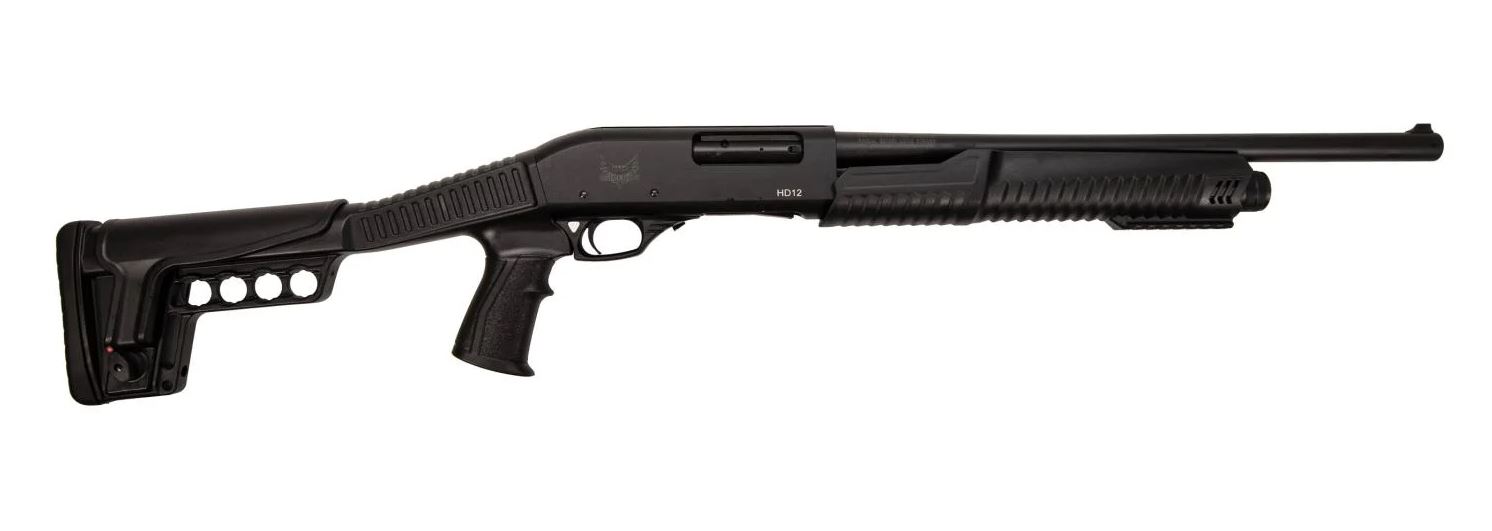 EMPEROR FIREARMS HD12 12 Gauge 3ʺ 18.5ʺ 4rd Pump Shotgun - Black