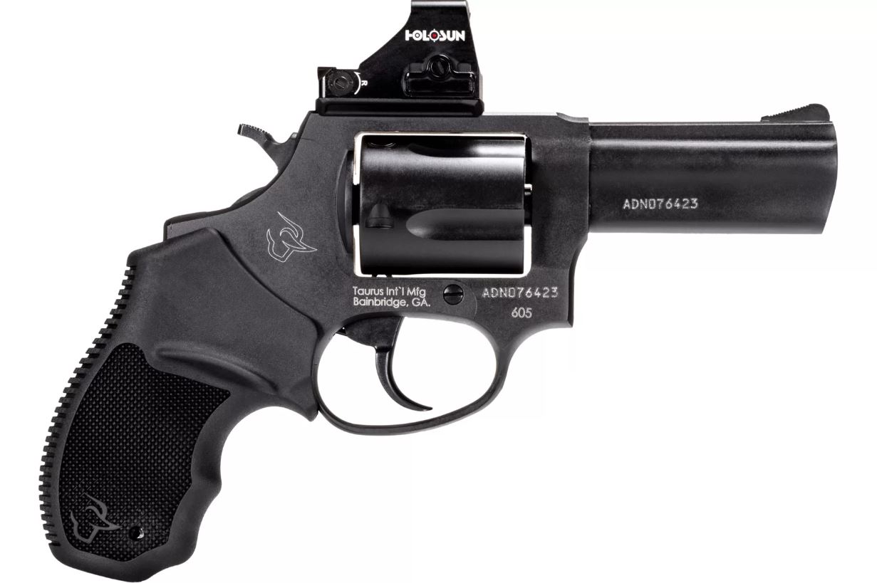 TAURUS 605 357 Mag 3" 5rd Optic Ready Revolver - Black