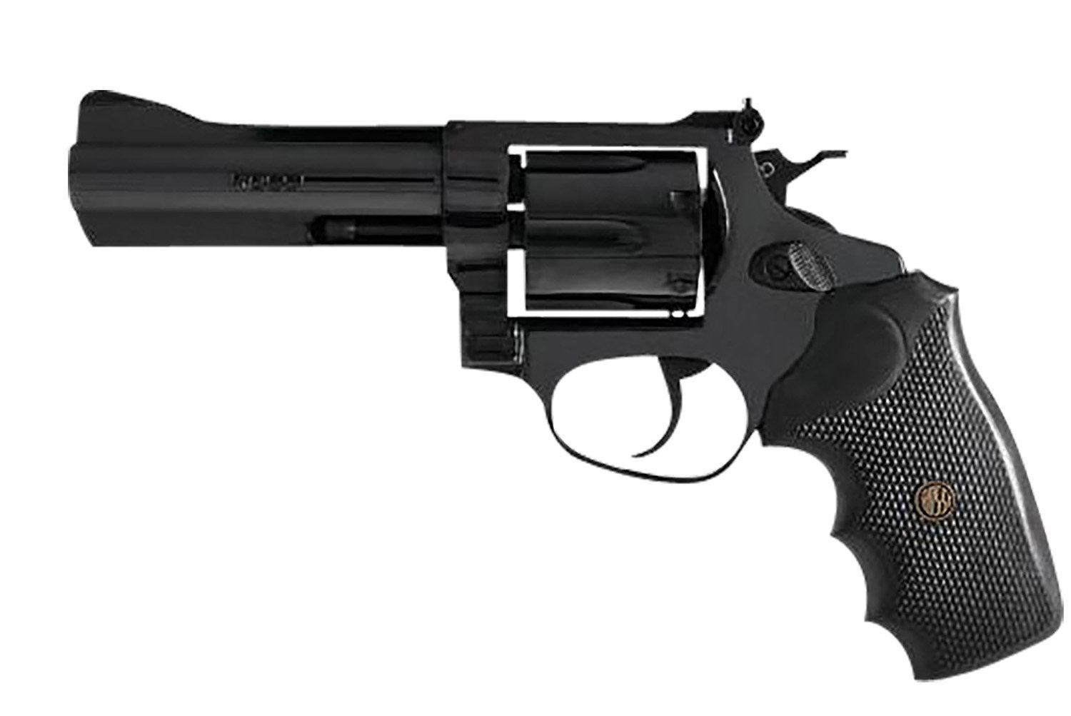 ROSSI RM66 357 Mag 6" 6rd Revolver - High Gloss Black | Rubber Grips