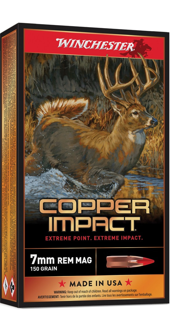 Winchester WINCHESTER Copper Impact 7mm Rem Mag 150gr LF Ammunition | 20 Rounds