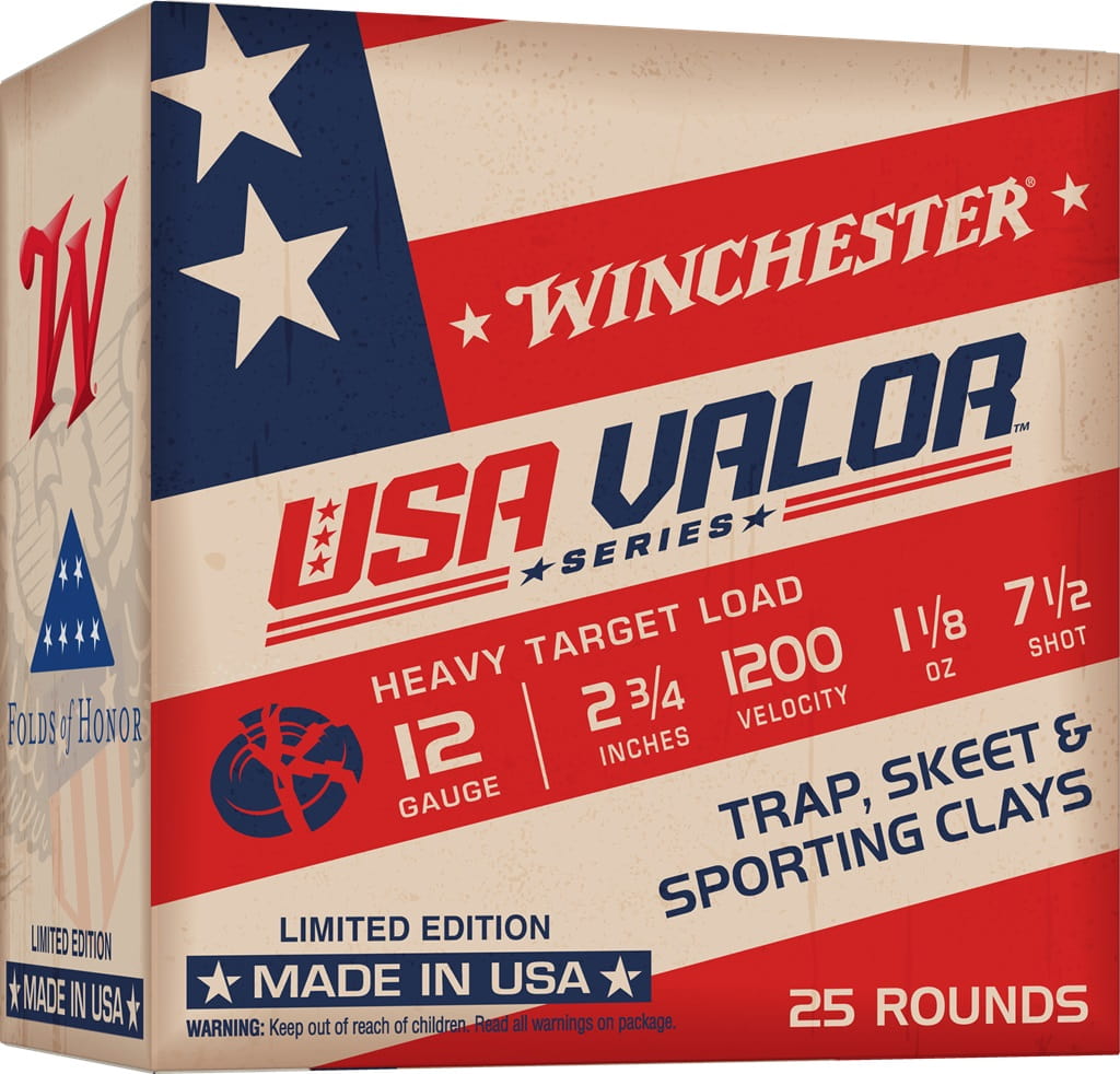 Winchester WINCHESTER AMMO 12Ga RE 2-3/4 LS 1-1/8 7-1/2 USA Valor 25rd