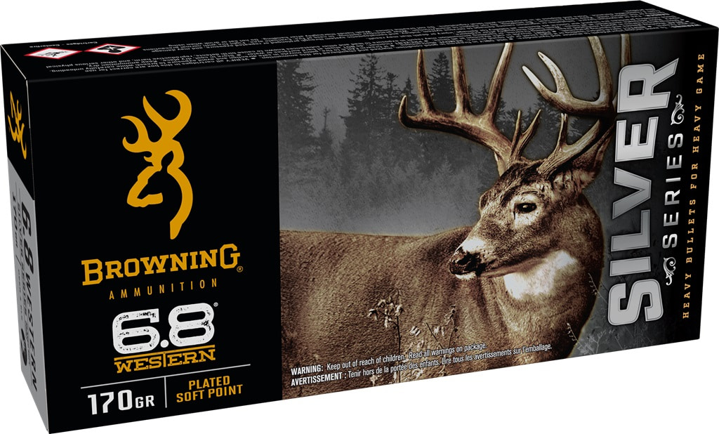 Browning BROWNING AMMO 6.8 Western Silver Series SP 170Gr 20rd