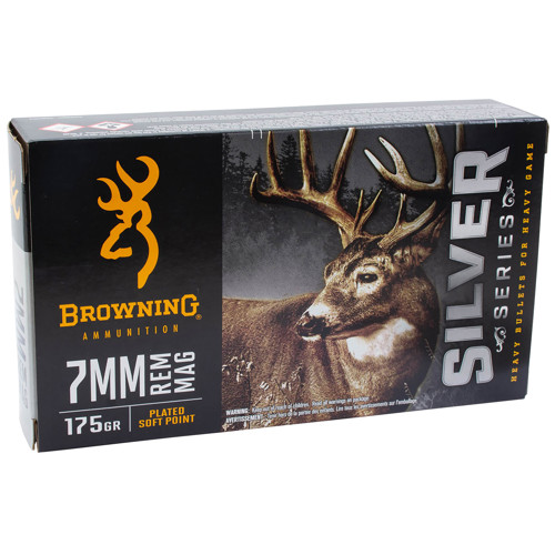 BROWNING AMMO 7mm Rem Mag Silver Series SP 175Gr 20rd