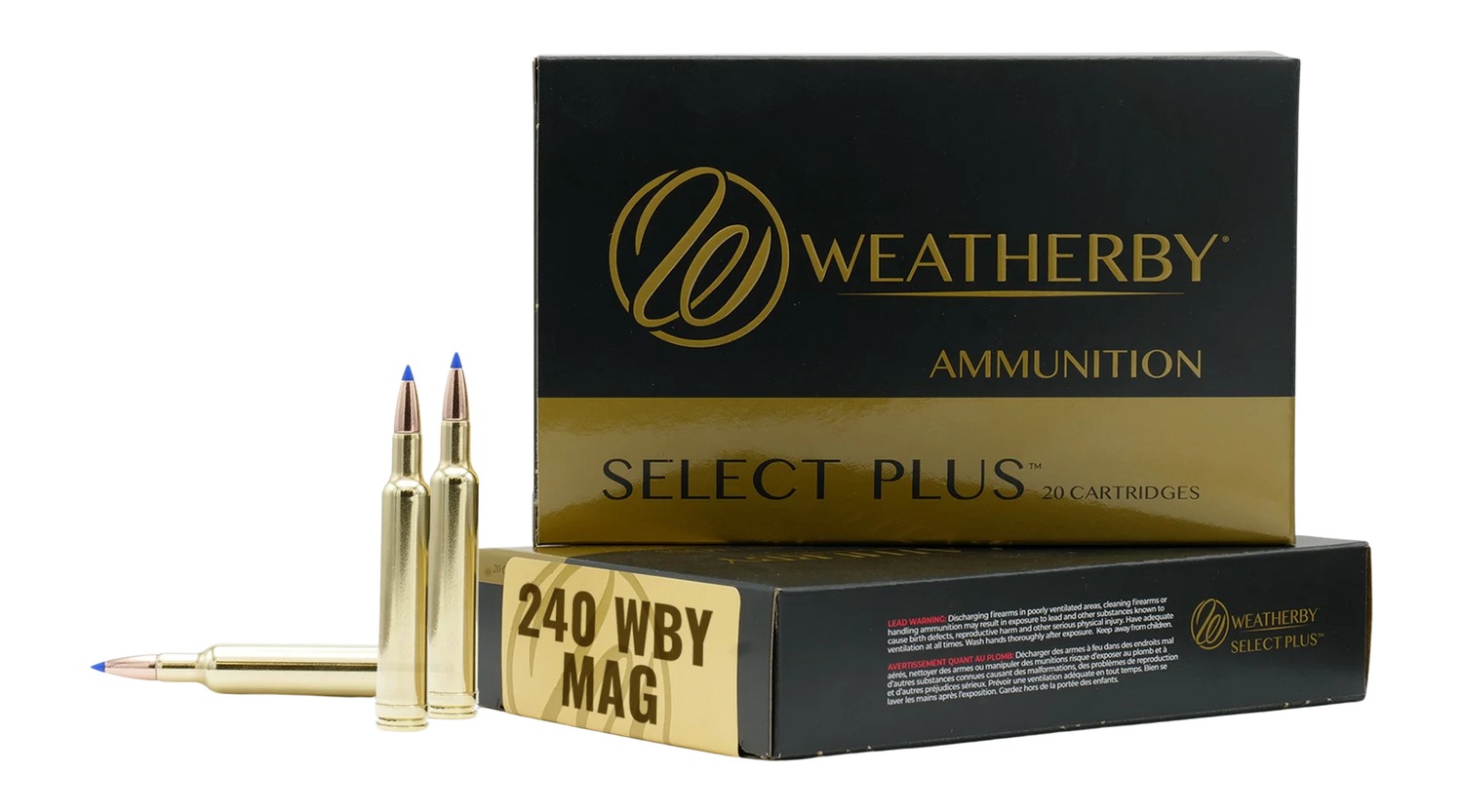 Weatherby WEATHERBY 240 Wby 72Gr Hammer Custom Select Plus