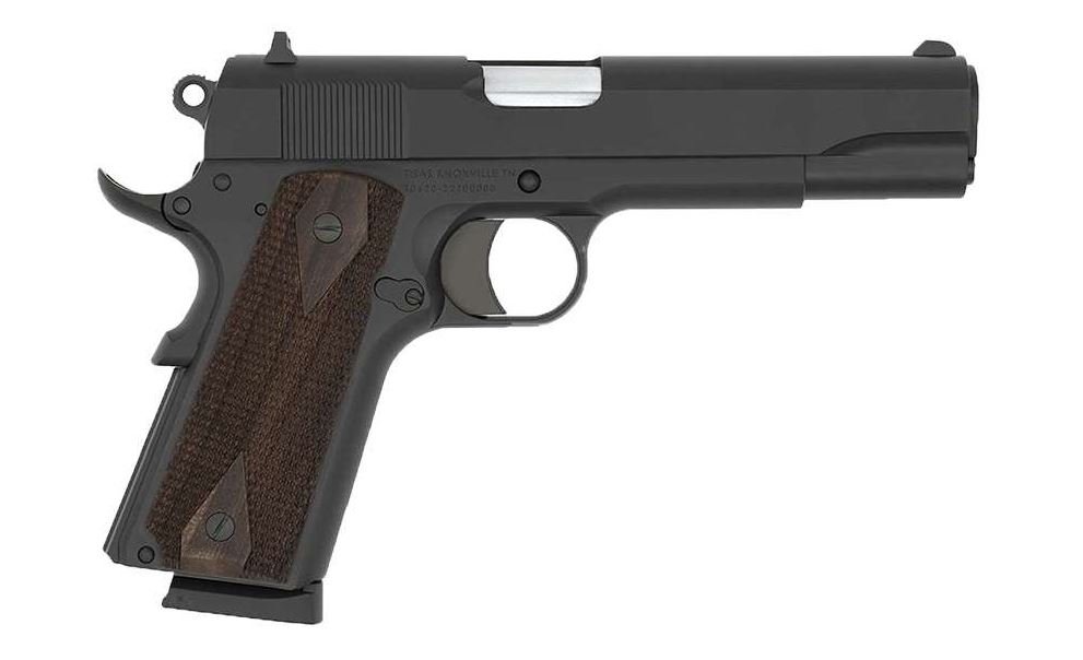 TISAS (SDS Imports) 1911 A1 Stakeout 45ACP 5" 8rd - Black w/ Walnut Grips