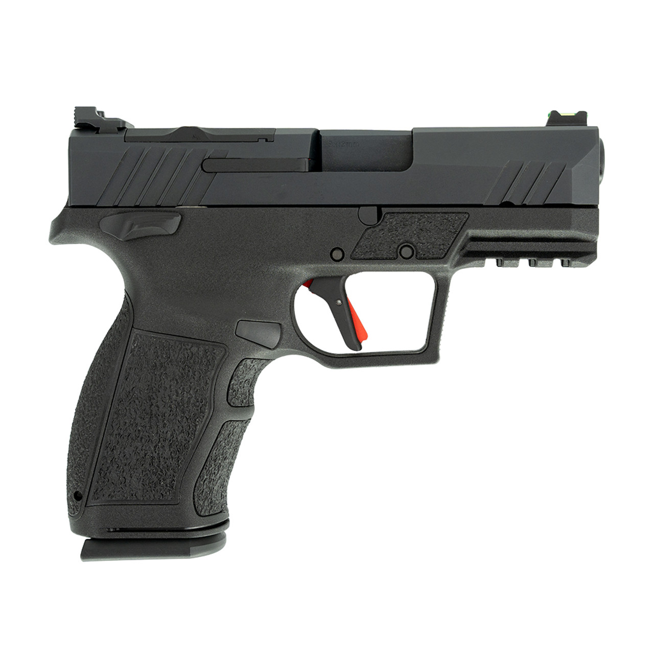 TISAS PX-9 Carry 9mm 3.5″ 15rd Optic Ready Pistol w/ Fiber Optic Sights | Black