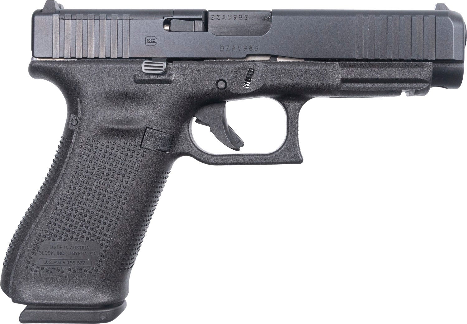 GLOCK G47 G5 MOS 9mm 4.49ʺ 17+1 Optic Ready Pistol - Black