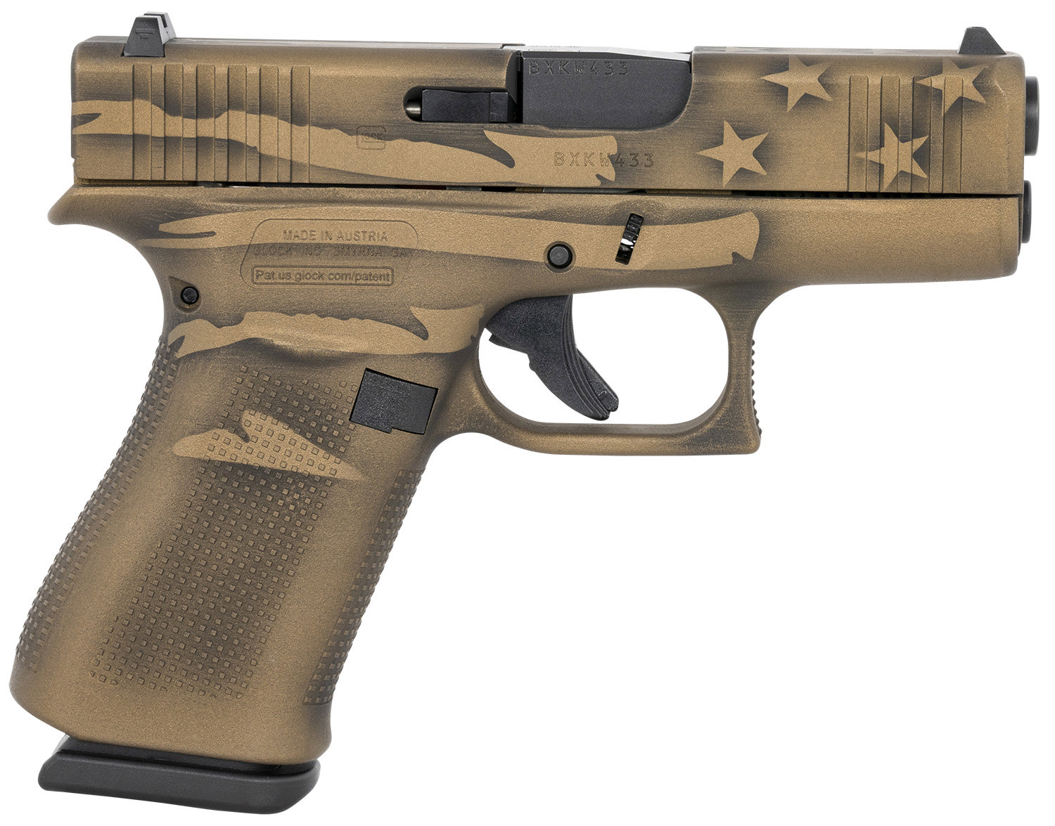 Glock GLOCK G43X Subcompact 9mm 3.41" Marksman 10rd Coyote