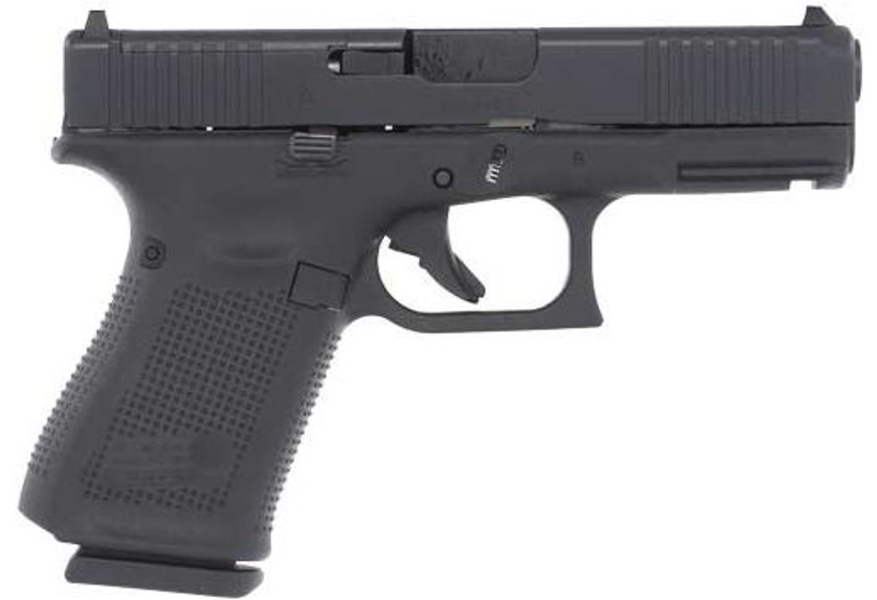 GLOCK G19 G5 MOS 9mm 4.02" 15rd Optic Ready Pistol w/ Front Serrations - Black