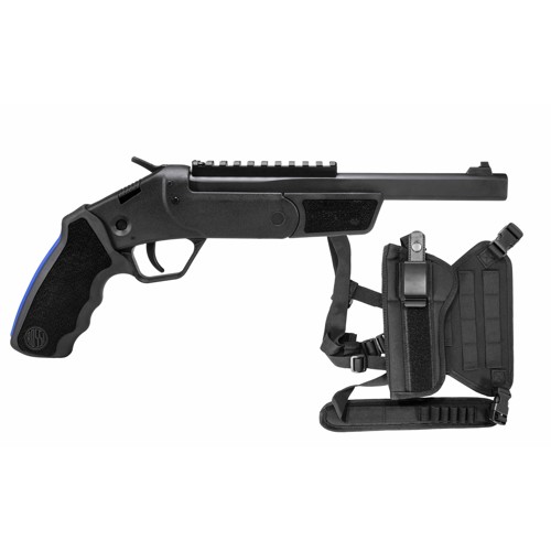 ROSSI Brawler 410 Gauge  45 LC 9 Break Open Single Shot w Chest Rig  Holster Kit  Black