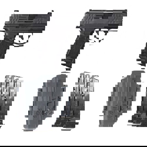 SIG SAUER P365 9mm 31 Optic Ready Pistol w Night Sights  TACPAC  Black