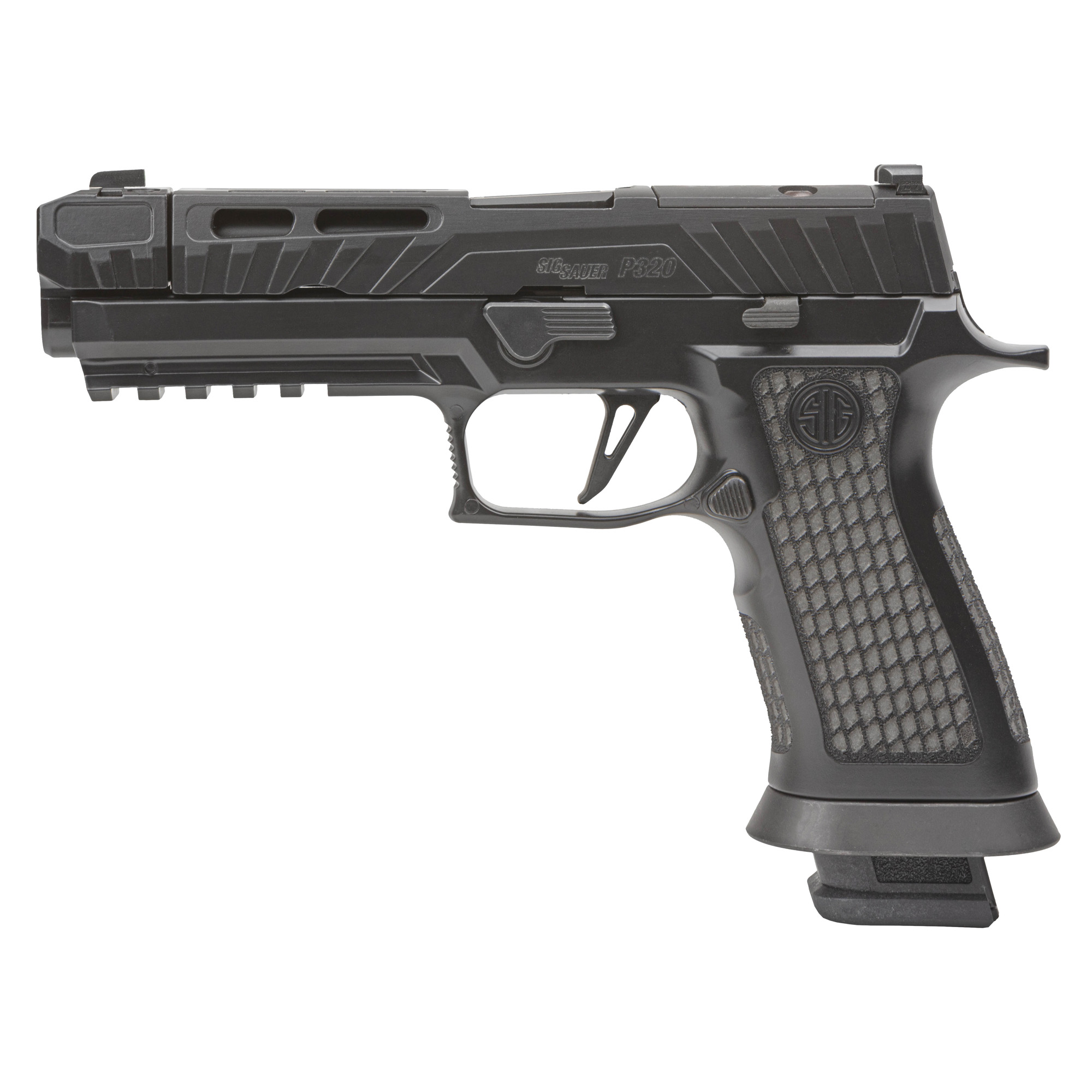 SIG SAUER P320 Spectre Comp 9mm 4.6" 21rd Optic Ready Pistol w/ X-Ray3 Sights & Compensator - Black