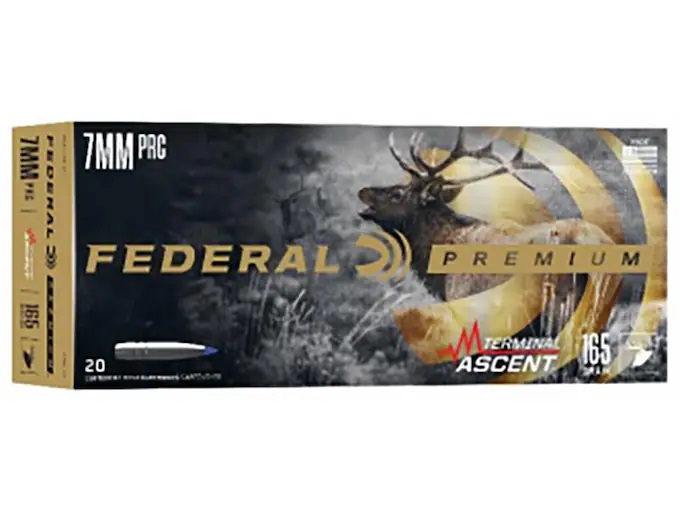 Federal FED TERMINAL ASCENT 7MM PRC 165GR 20/10