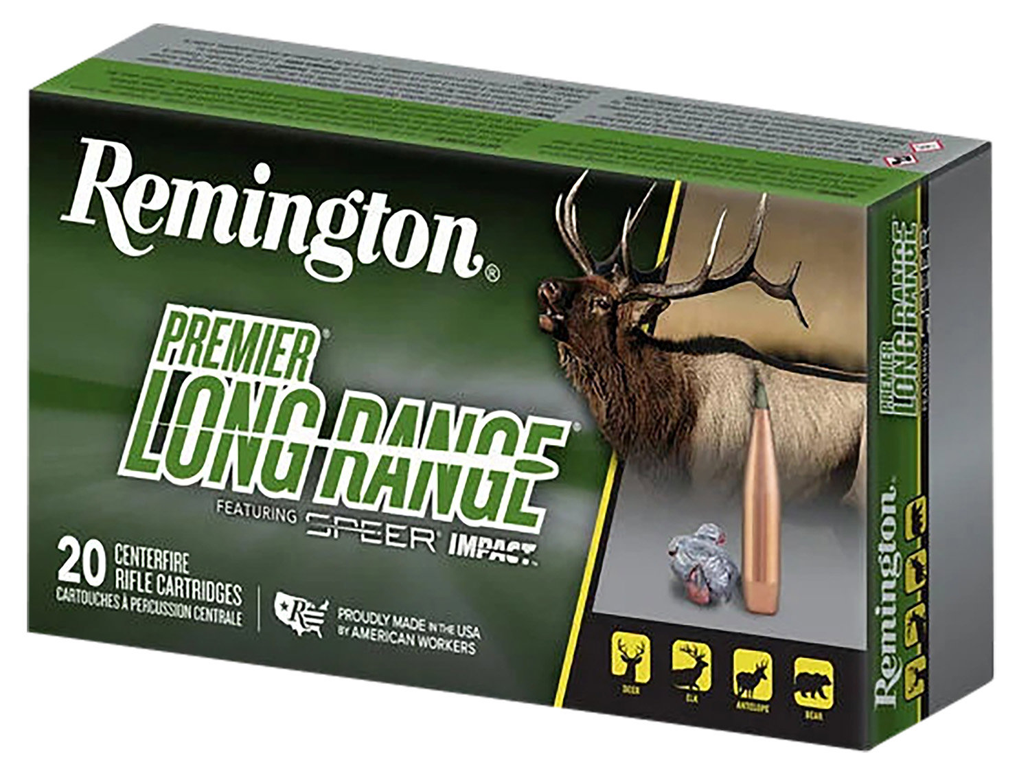 Remington Remington Ammunition R21341 6.5 Creedmoor 140 GR Speer Impact 20 Bx 10 Cs