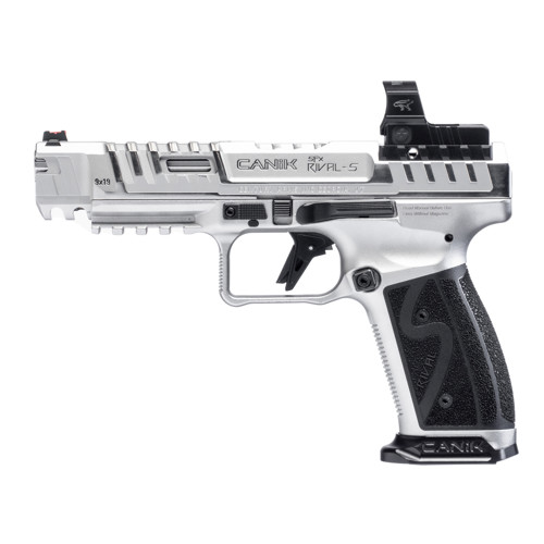 CANIK SFx RivalS 9mm 5 18rd Pistol w MeCanik MO2 Optic  Chrome