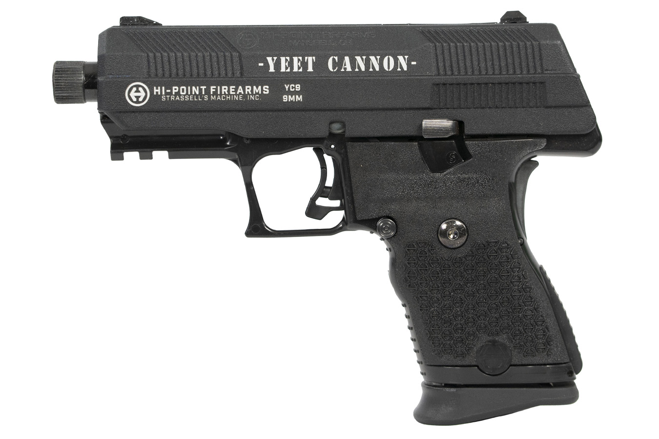 HI-POINT YC9 9mm 4.12" Threaded Barrel 10rd Yeet Cannon Slide Pistol | Black