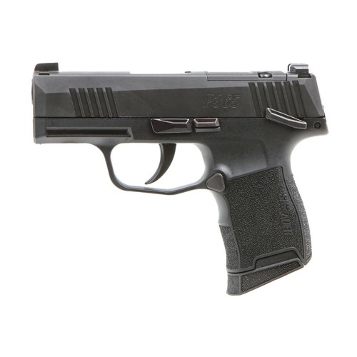 SIG SAUER P365 9mm 31 10rd Optic Ready Pistol w SIGLITE Night Sights  Manual Safety  Black