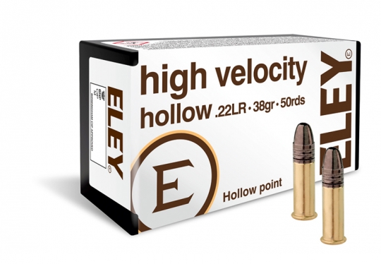 Eley ELEY AMMUNITION High Velocity 22LR 38Gr Hollow Point Ammunition | 50 Round