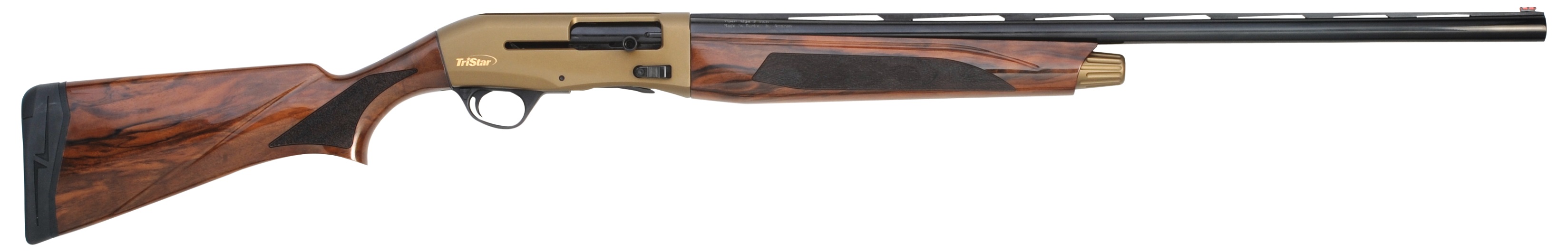 TRISTAR Viper G2 Pro Bronze 12Ga 28" 3" 5rd Semi-Auto Shotgun - Blued / Bronze / Turkish Walnut