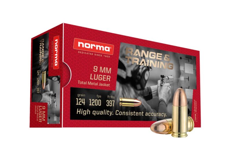 Norma NORMA AMMO 9mm 124Gr TMJ 50rd