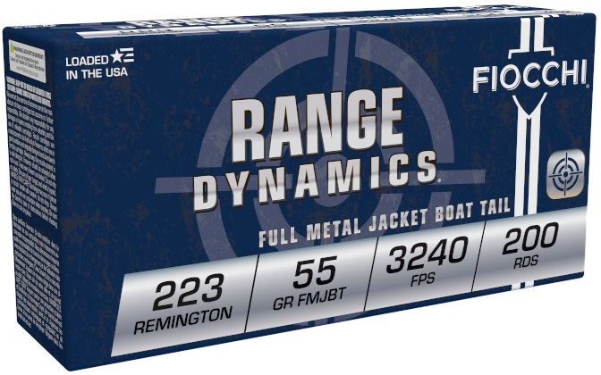 Fiocchi FIOCCHI 223 Rem Range Dynamic 55Gr FMJBT 200rd