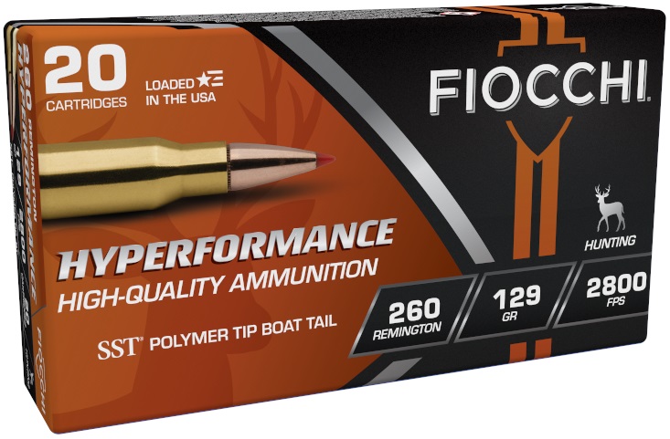 Fiocchi Fiocchi 260HSA Extrema 260 Rem 129 GR SST 20 Bx 10 Cs
