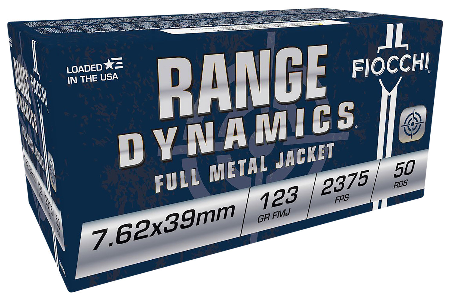 Fiocchi Fiocchi Range Dynamics Amo 7.62x39 123GR FMJ 50 RD 10 Boxes Per Case